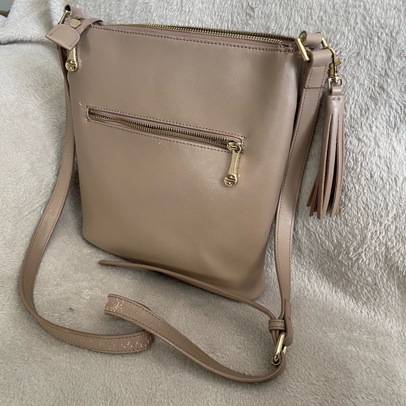 Segolene Beige Leather Purse With imperfections on the strap see pics - Picture 5 of 14